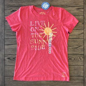 NWT Life is Good | 'Live on the Sunny Side' Tee - Coral